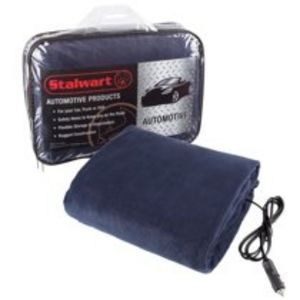 Stalwart 12 Volt Blue Electric Fleece Blanket